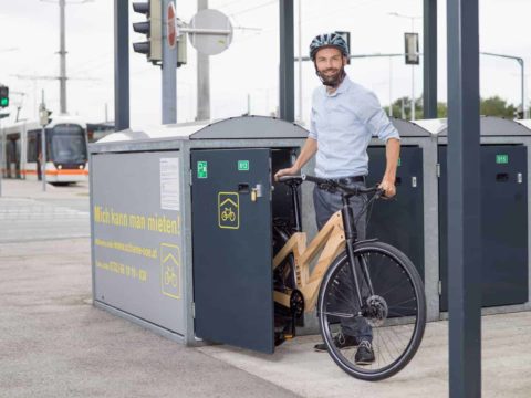 Rad in Radboxen sicher abstellen!