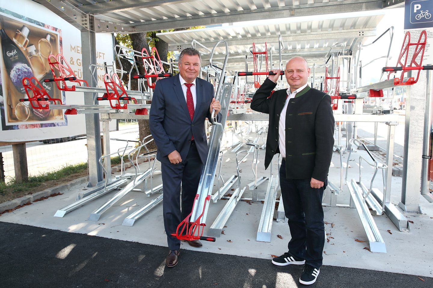 Bike & Ride Anlage am Mühlkreisbahnhof wird eröffnet