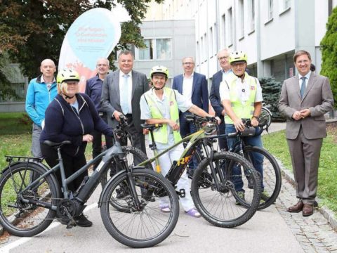 Die Mitarbeiterinnen und Mitarbeiter des Klinikum Wels-Grieskirchen können ein JobRad nutzen.