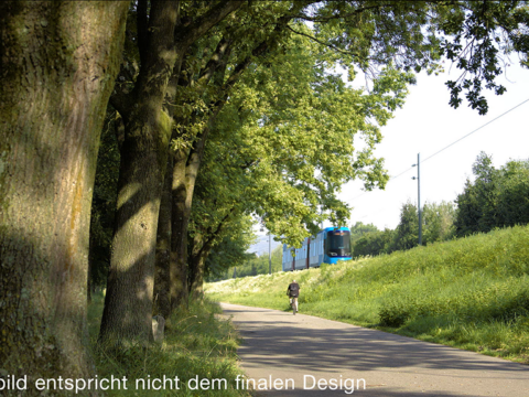 Regional Stadtbahn Linz im Grünen - © Land OÖ/Moviemedia