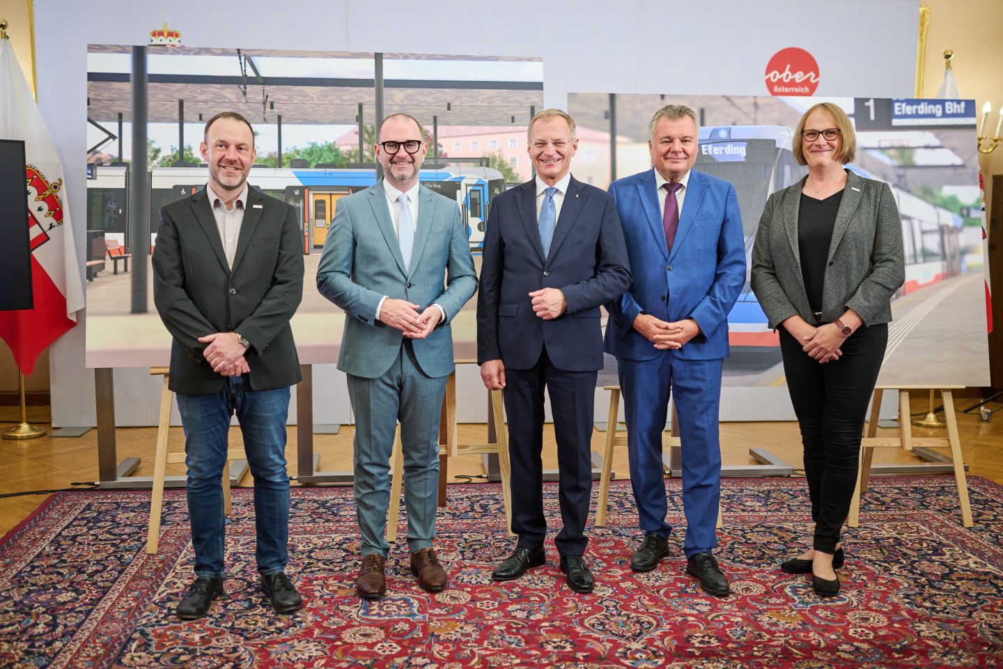 Pressekonferenz für die Regionalstadtbahn